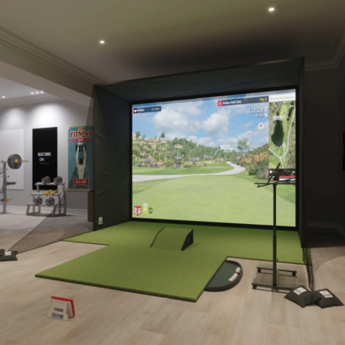 MEVO+ SWINGBAY Golf Simulator Package