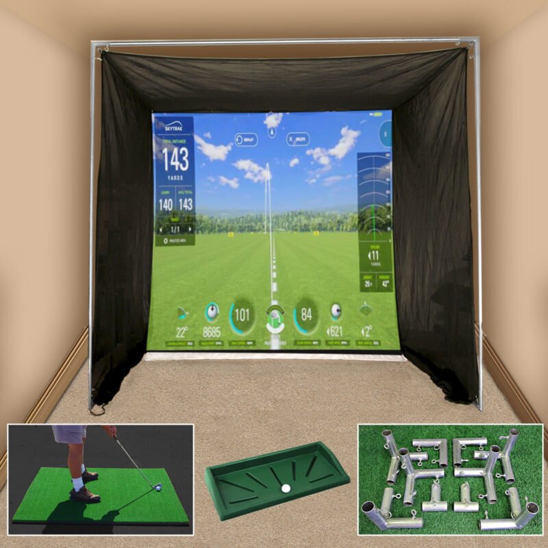 Tour Simulator Golf Net Bundle