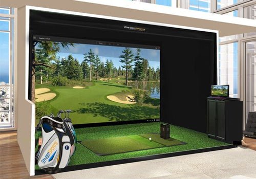 Ernset Sports Golf Simulation Setup