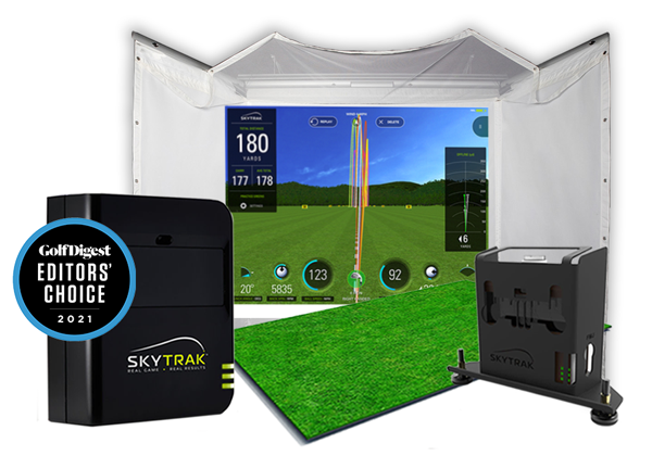 SkyTrak HomeCourse Retractable Screen Package