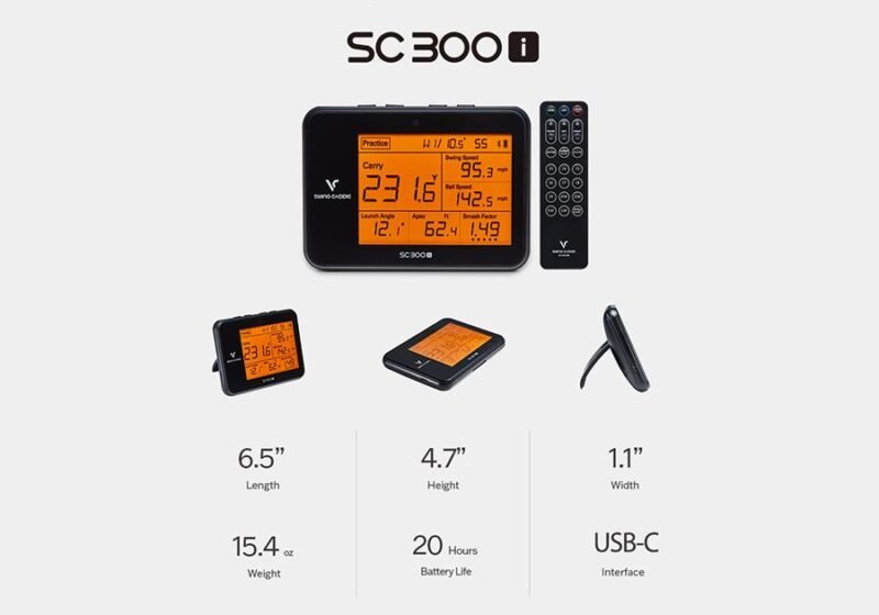 Voice Caddie Swing SC300i Golf Launch Monitor - Image 9